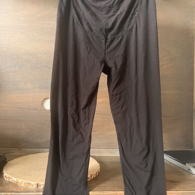 MATERNITY LEGGINGS YOGA PANTS SIZE LARGE INSEAM  27